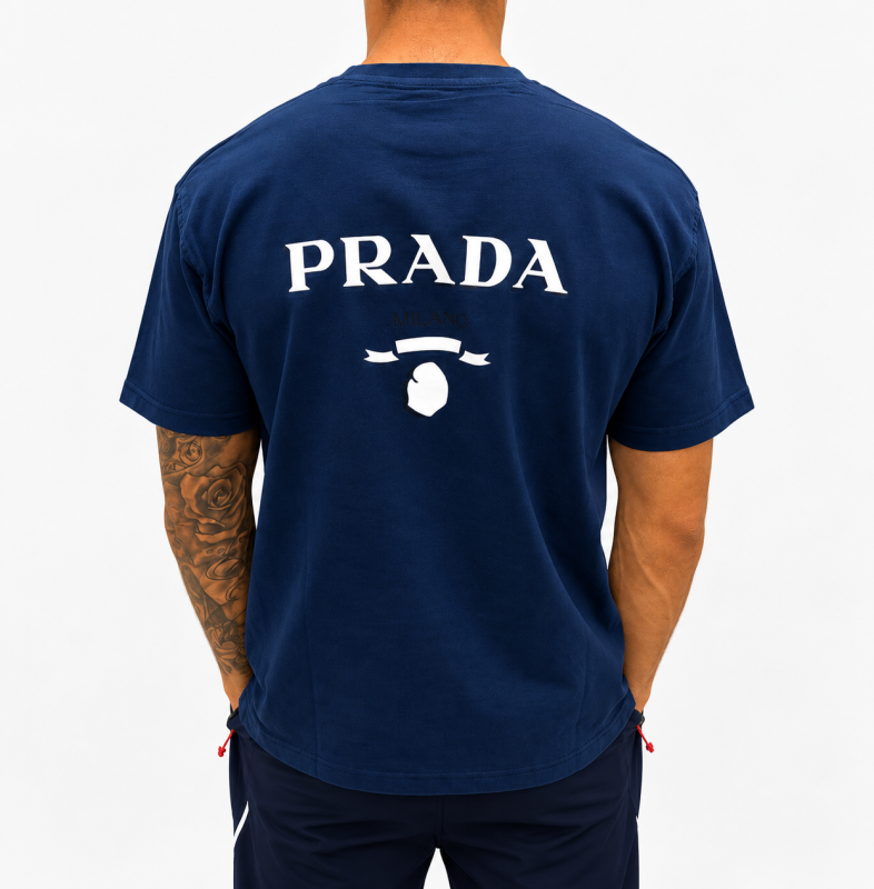 Navy Prada view 1