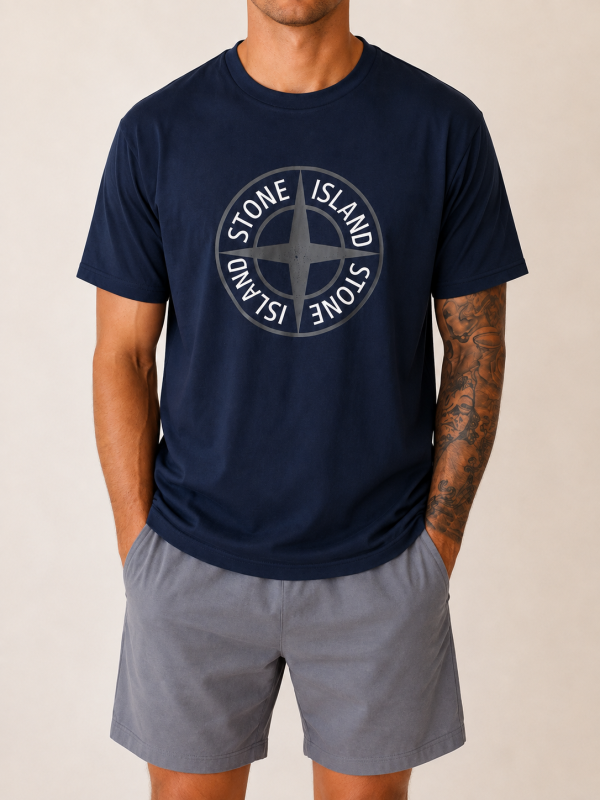 Navy Stone Island