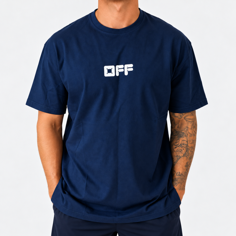 Navy Off-White