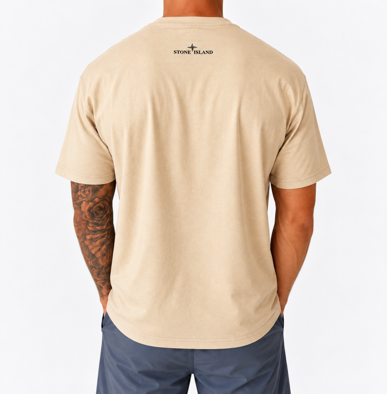 Beige Stone Island view 2