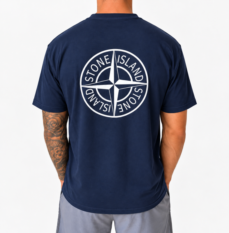 Navy Stone Island view 2