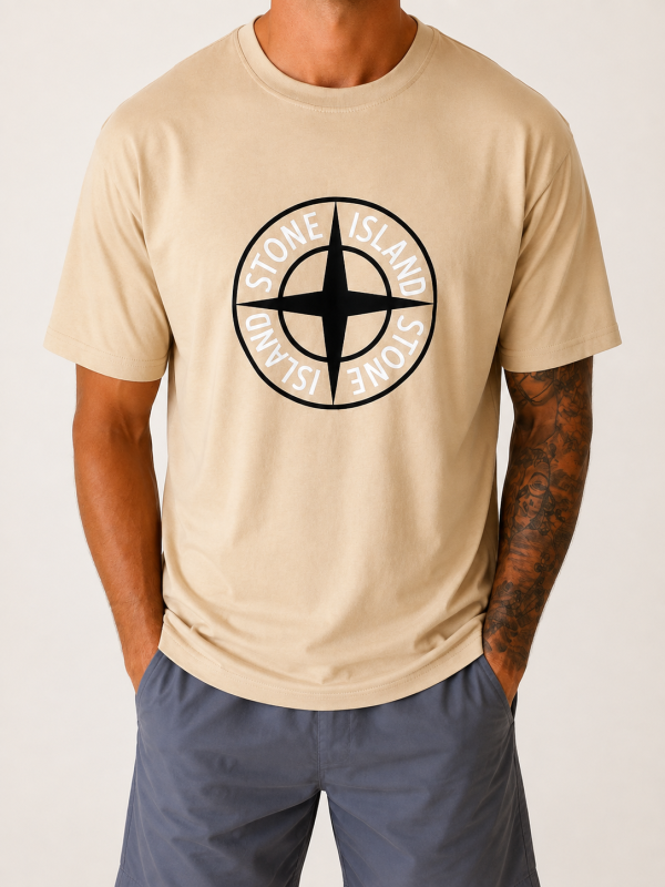 Beige Stone Island