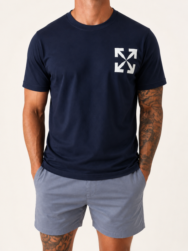 Dark Navy Off-White