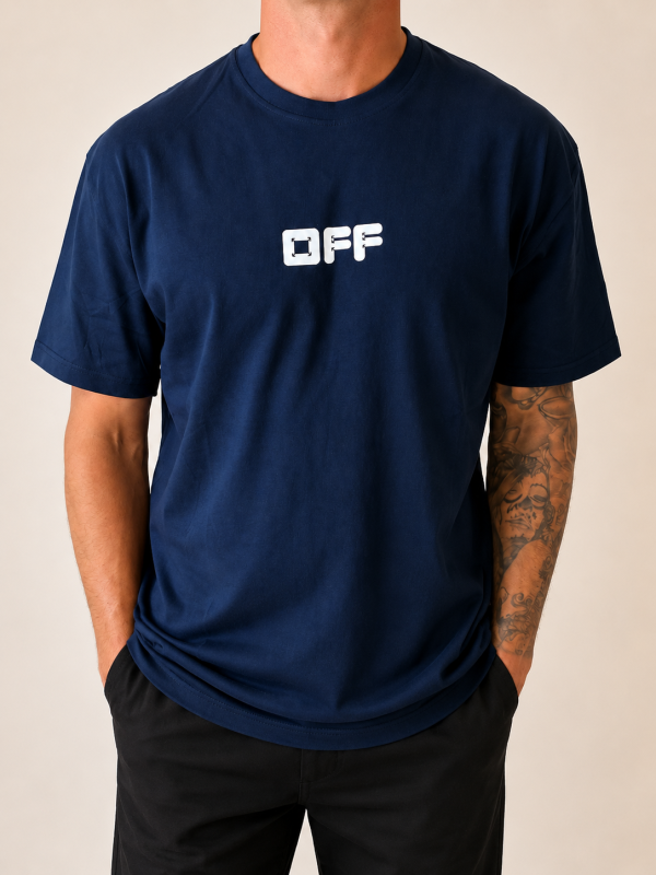 Navy Off-White